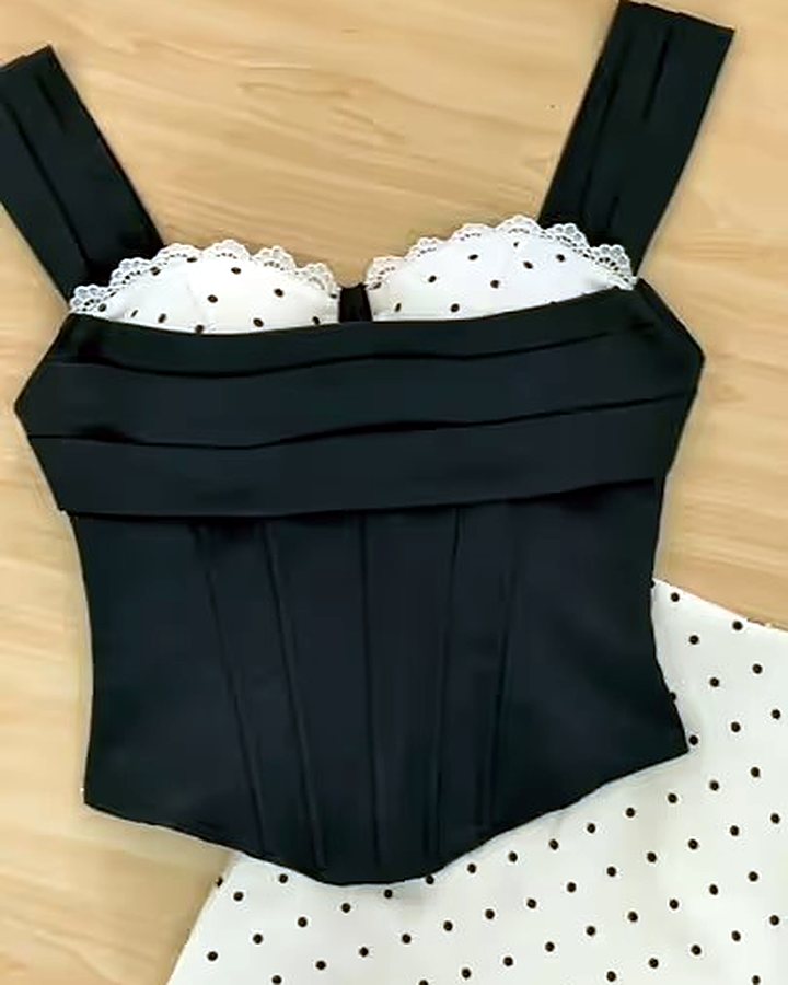 Set corset navy