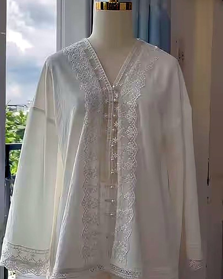 Set áo ren tay dài